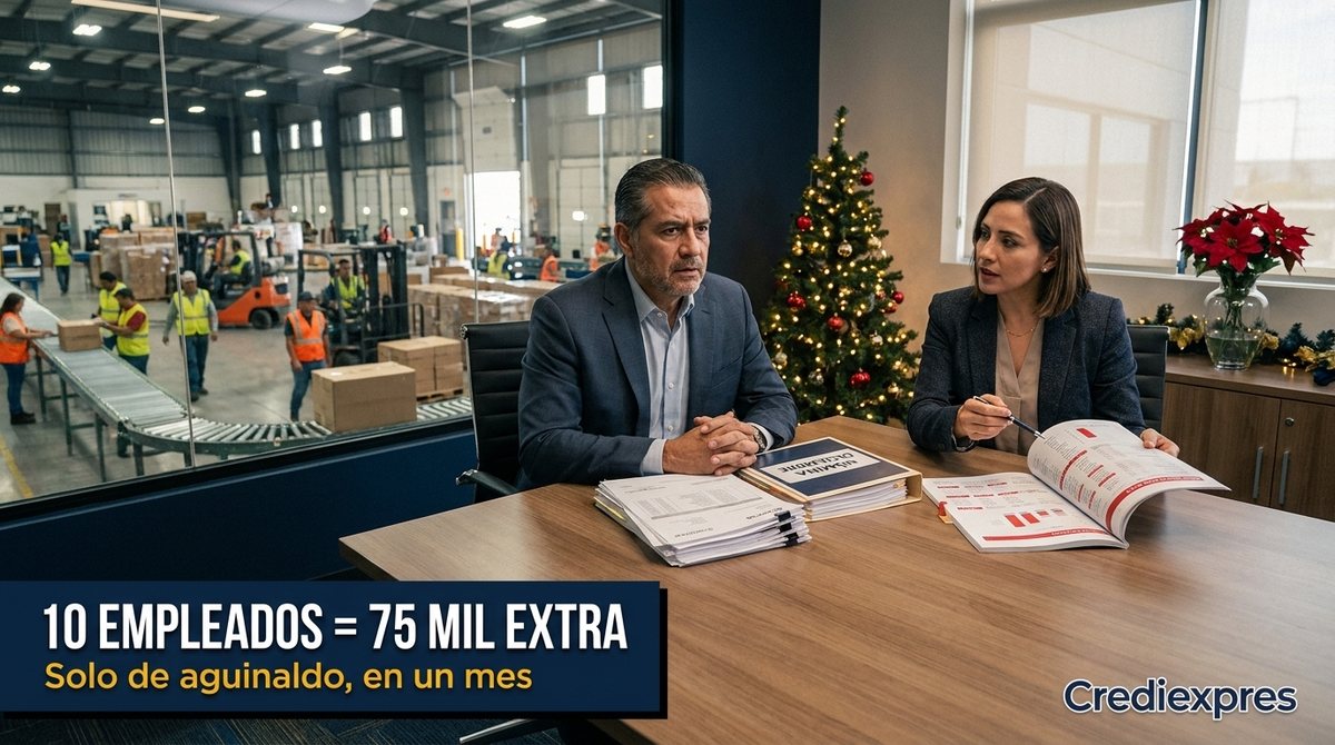 Flujo de efectivo de una PyME en diciembre: aguinaldo, nómina, renta y cierre anual