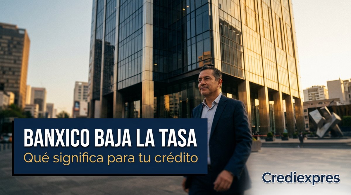 Banxico baja la tasa a 6.75%: qué significa para tu hipoteca y tu PyME