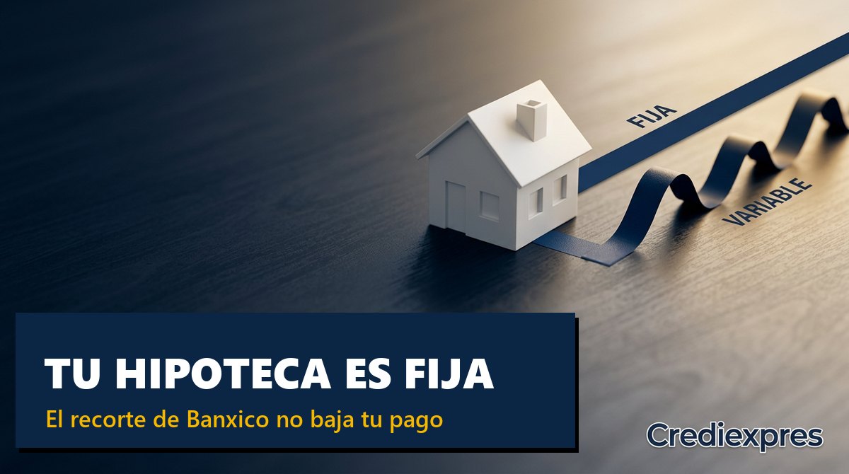 Tasa fija o variable en 2026: cuál te conviene con Banxico bajando
