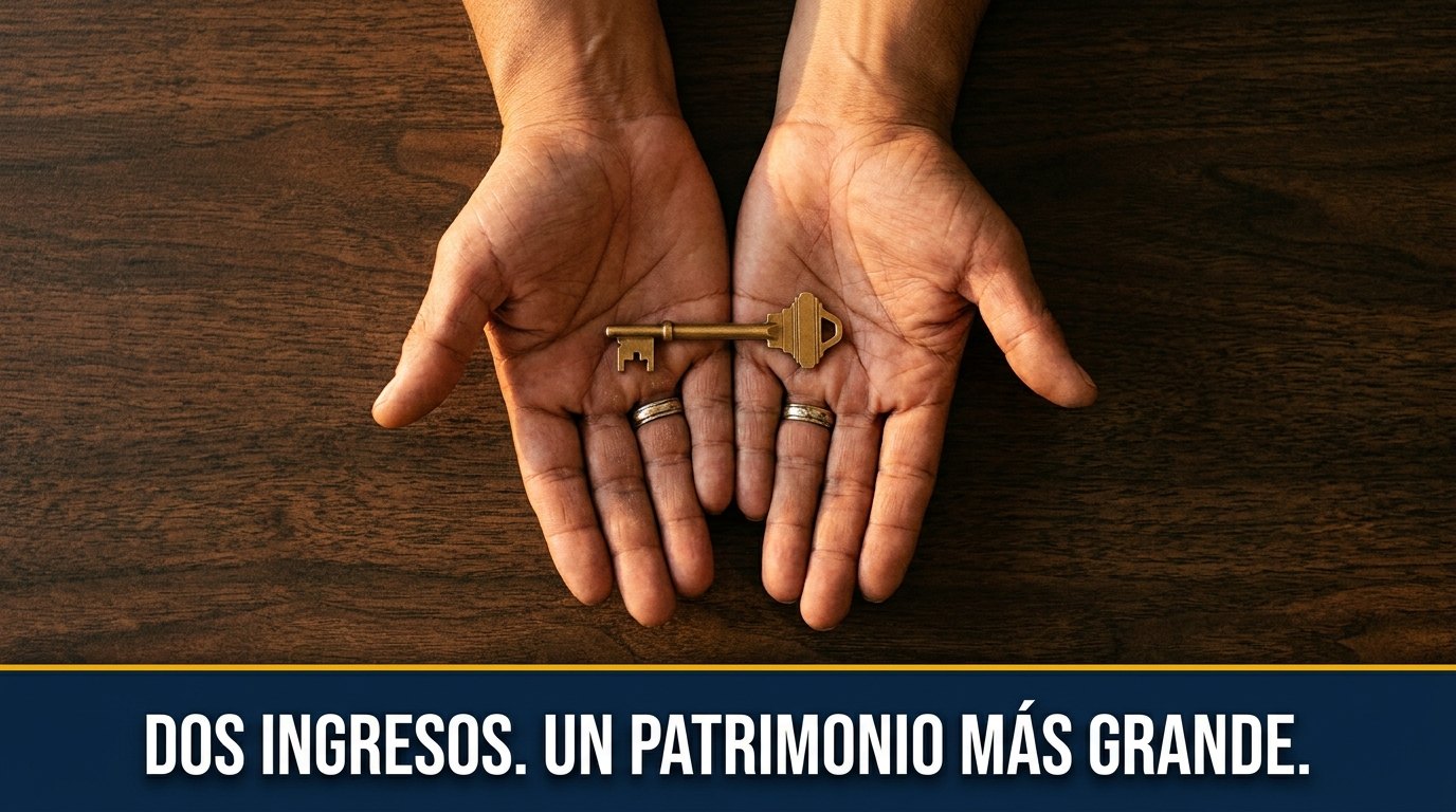 Coacreditado en hipoteca: dos ingresos suman para un crédito y un patrimonio más grande
