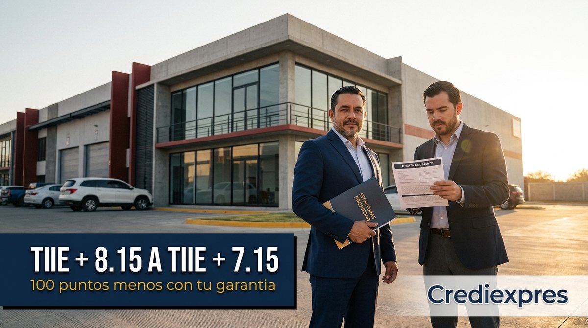 Crédito PyME con garantía inmobiliaria: baja la tasa, alarga el plazo y sube el monto