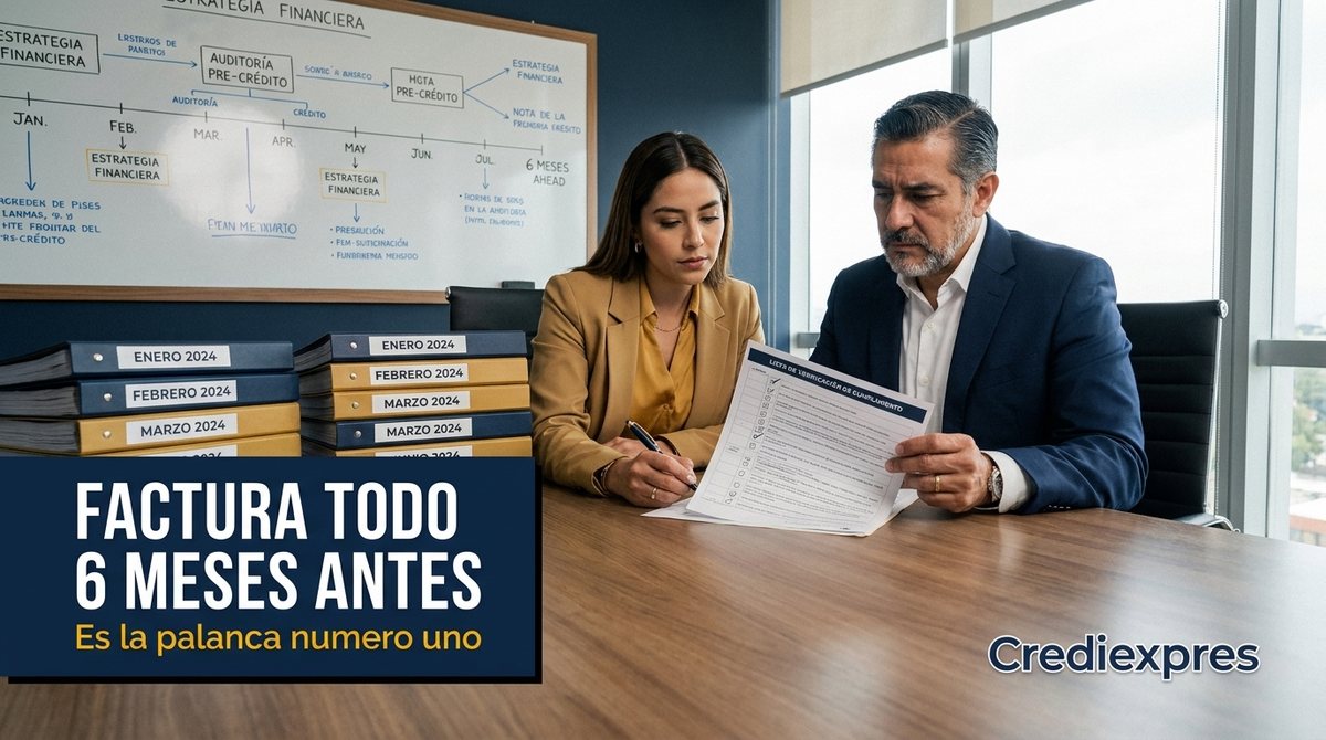 Preparar el SAT antes de pedir un crédito: facturar todo y declarar a tiempo