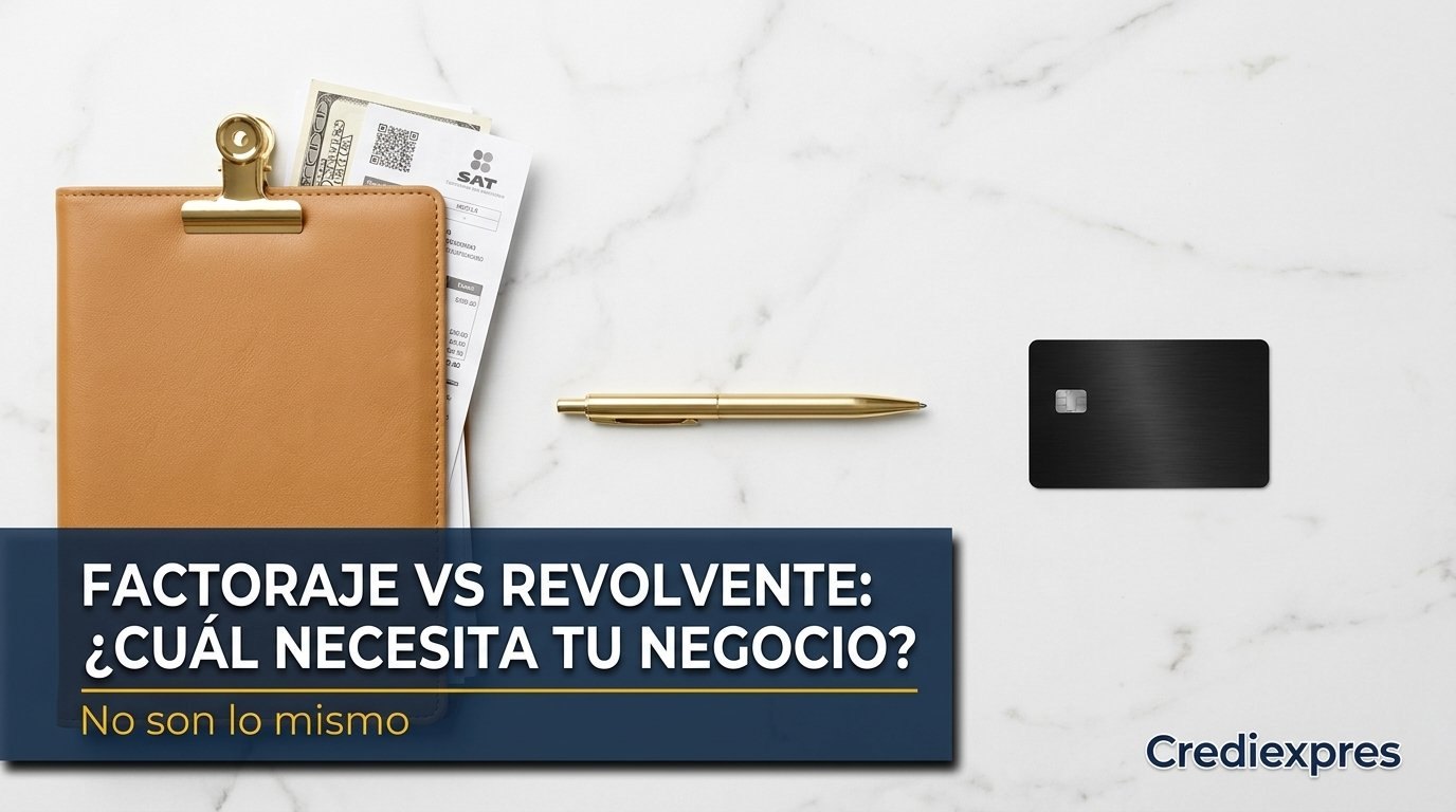 Factoraje financiero vs crédito revolvente: cuál le conviene a tu PyME