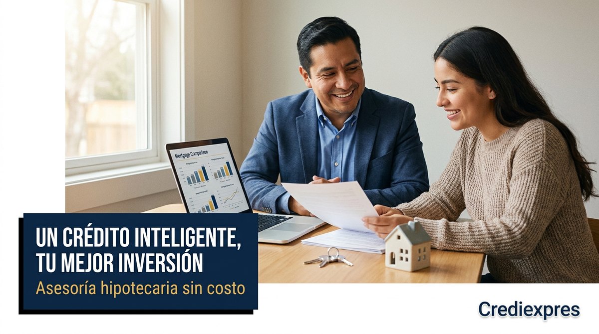 Asesoría hipotecaria sin costo: comparamos Banorte Fuerte vs Cero con tu tasa real