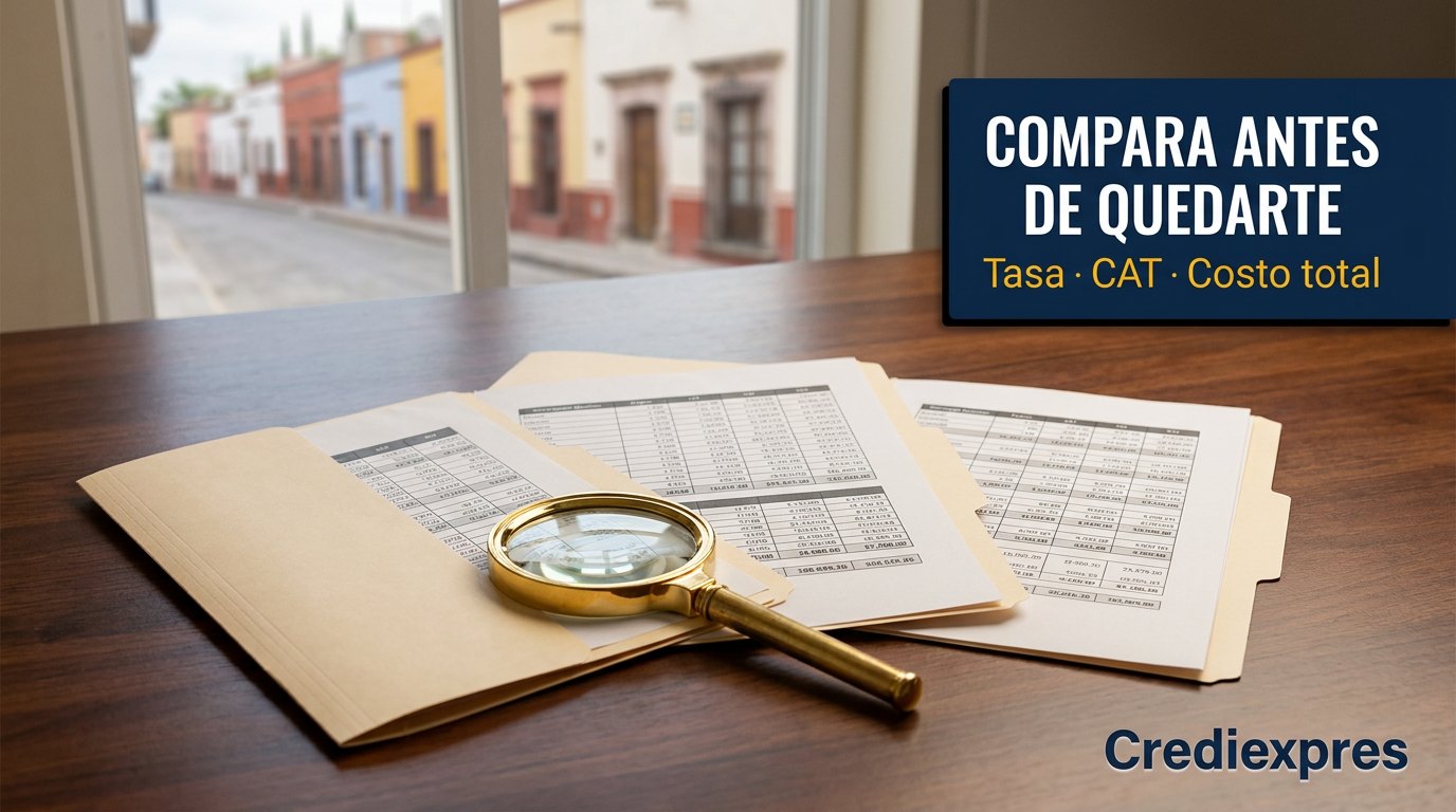 Compara tasa, CAT y costo total antes de quedarte con tu hipoteca actual