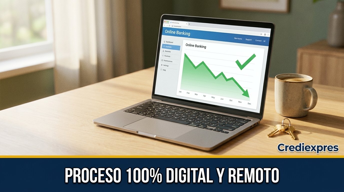 Cambio de hipoteca con proceso 100% digital y remoto