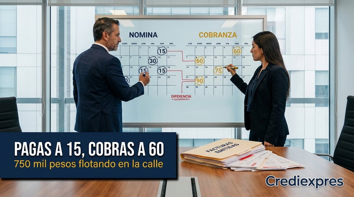 Ciclo de cobro y pago: el desfase que crea la necesidad de capital de trabajo